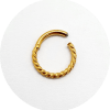 Segmento articulado retorcido - Natural, PVD Gold ou PVD Rose Gold - Image 3