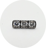 Labret Barra Craveja de Zircônias - Imagem 2