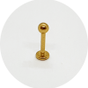 Labret PVD Gold Básico (Rosca Externa)