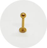 Labret PVD Gold Básico (Rosca Externa)