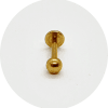 Labret PVD Gold Básico (Rosca Externa) - Image 2