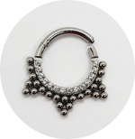 Segmento Articulado Ornamental Zircônias com esferas