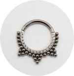 Segmento Articulado Ornamental Zircônias com esferas - Imagem 2