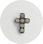 Labret Mini Cruz Opala - Várias Cores