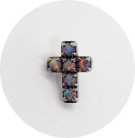 Labret Mini Cruz Opala - Várias Cores - Imagem 3