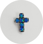 Labret Mini Cruz Opala - Várias Cores - Imagem 2
