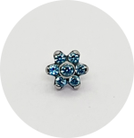 Labret Micro Flor Zircônia - Várias Cores - Imagem 3