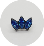 Labret Navete Zircônia M3 - Várias Cores