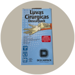 Luva estéril para perfuração - Descarpak