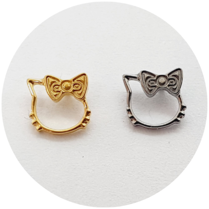 Coleção Hello Kitty - Labret Hello Kitty M2 - Natural ou PVD Gold